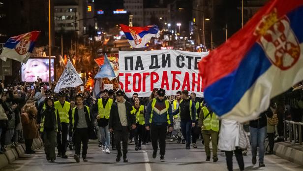 Proteste in Serbien