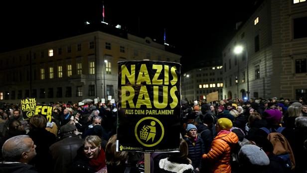 Die letzte Großdemo gegen FPÖ-ÖVP Anfang Jänner