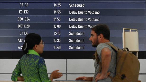 Flüge nach Bali betroffen
