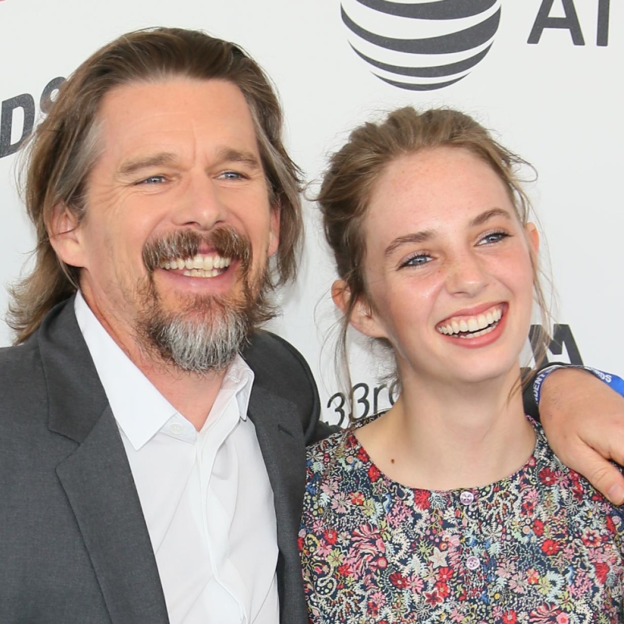 Schauspieler Ethan Hawke Ist Stolz Auf Tochter Maya