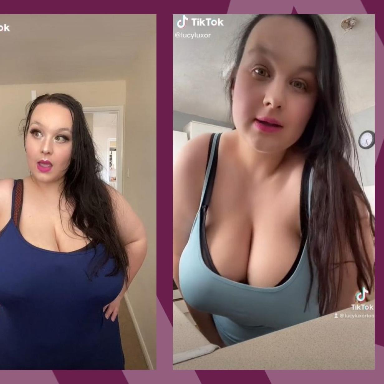 Woman with 38L breasts felt 'like a freak' before becoming TikTok star