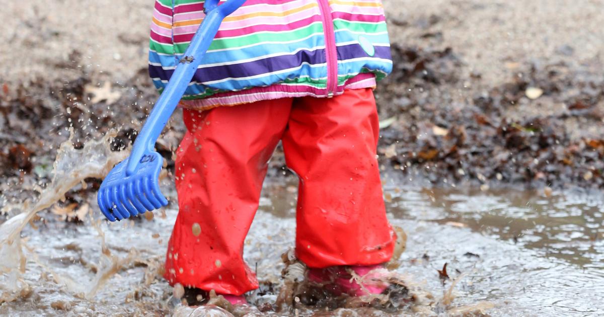 Kinder müssen sich auch dreckig machen dürfen