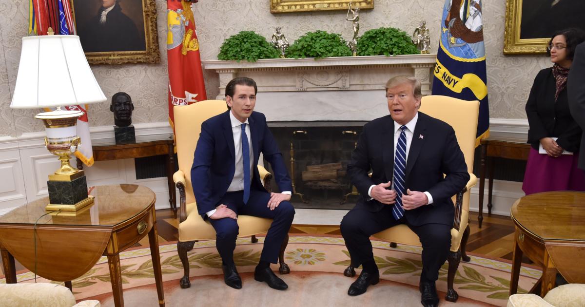 Kurz Anfang März bei Trump im Weißen Haus