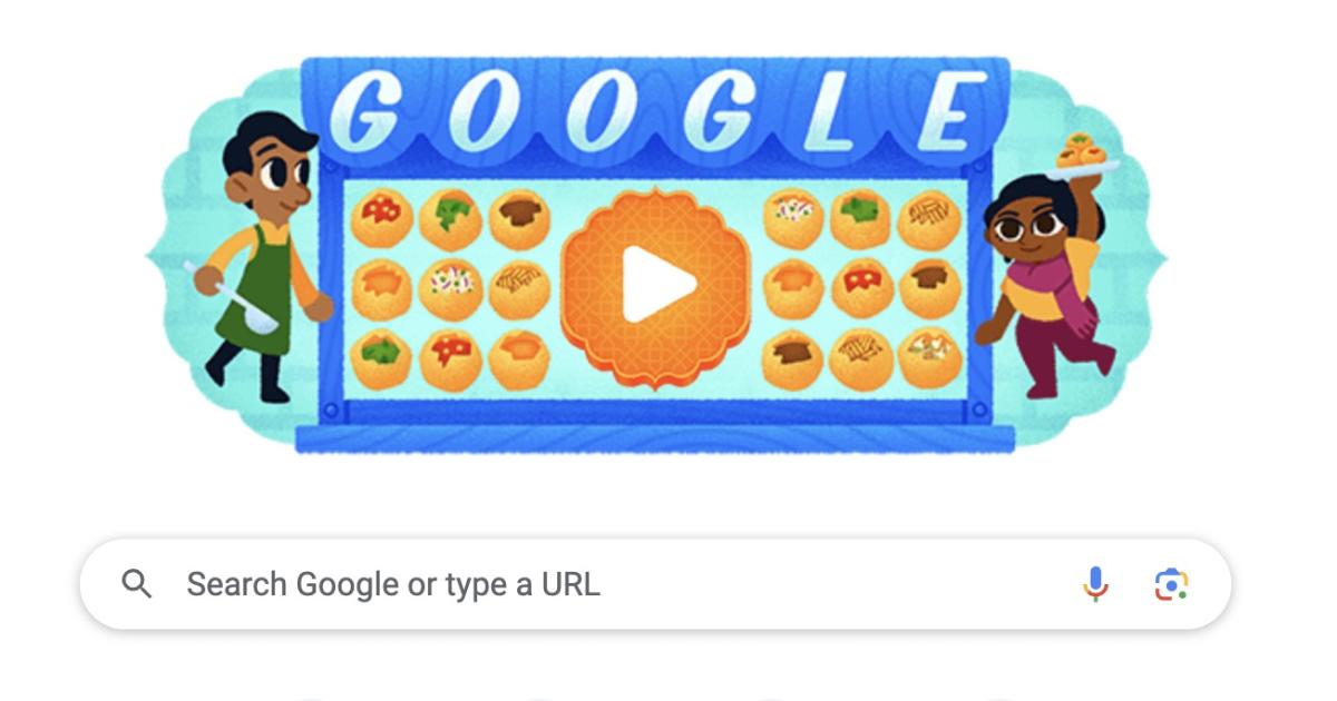 Google Doodle honors Indian street food